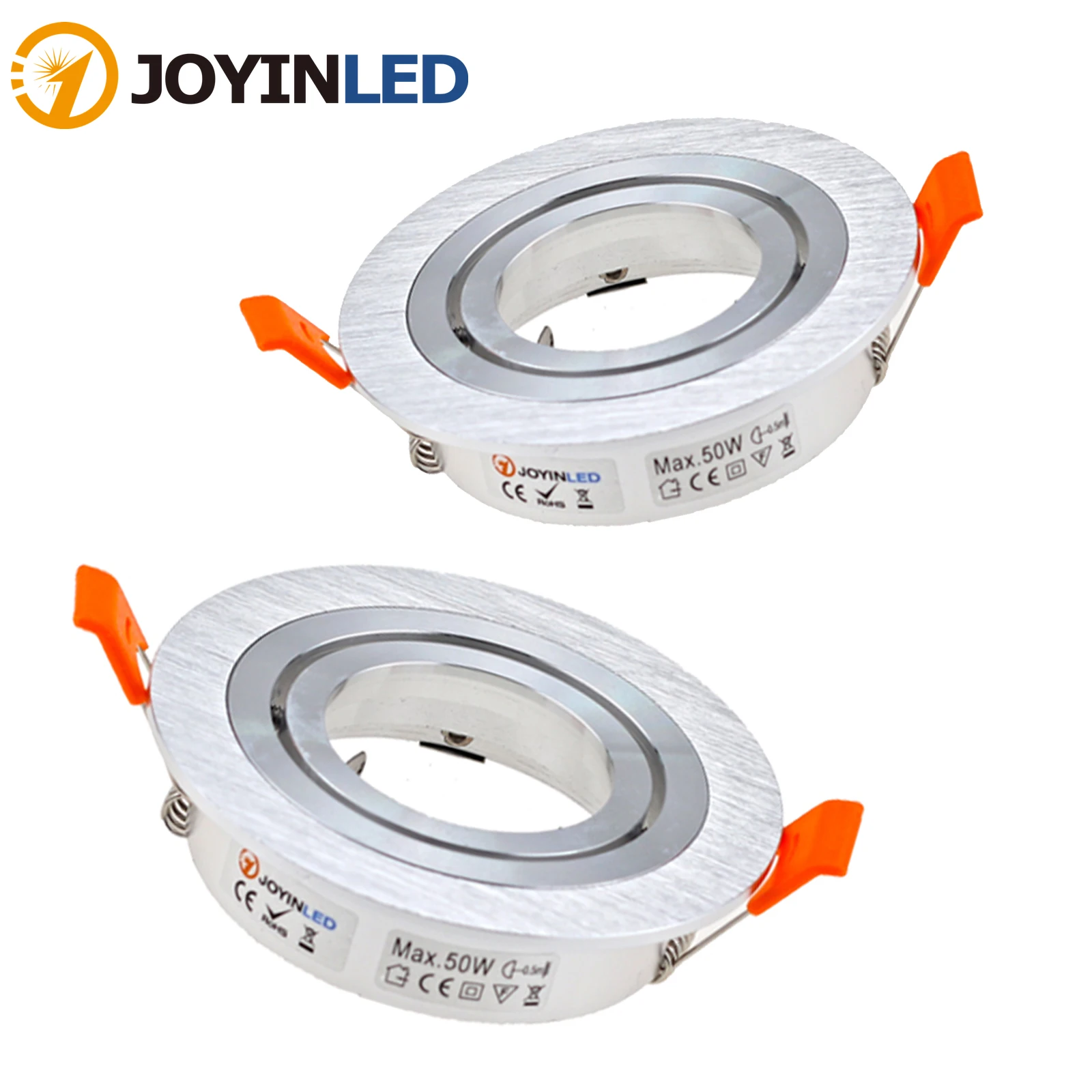 

Round Recessed LED Ceiling Light Spotlight Fixture GU10 MR16 Fitting Mounting Ceiling Spot Lights Frame Lamp Socket Holder