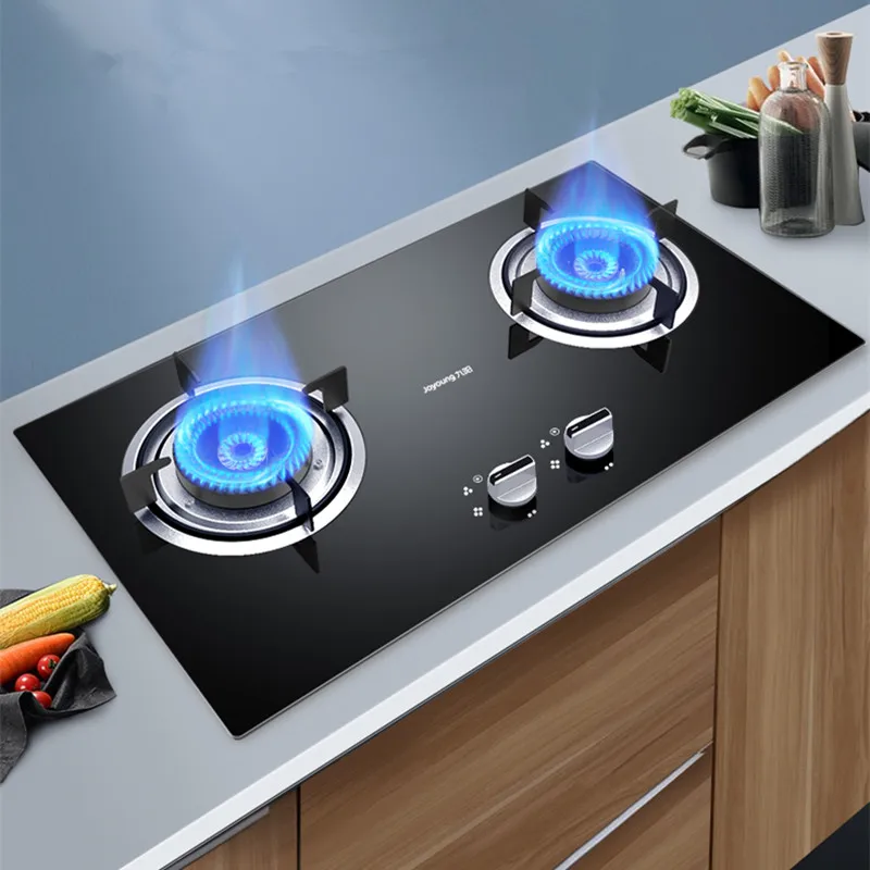 

Gas Stove for Kitchen Double Stove Household Embedded Liquefied Gas Stove Natural Gas Stove