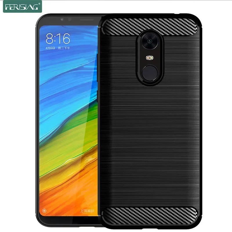 ФЕРЗИНГ Чехол для Redmi 5 Plus Xiaomi 5Plus Чехлы из ТПУ Бампер Карбоновый чехол Go A1 A2 A3 Coque