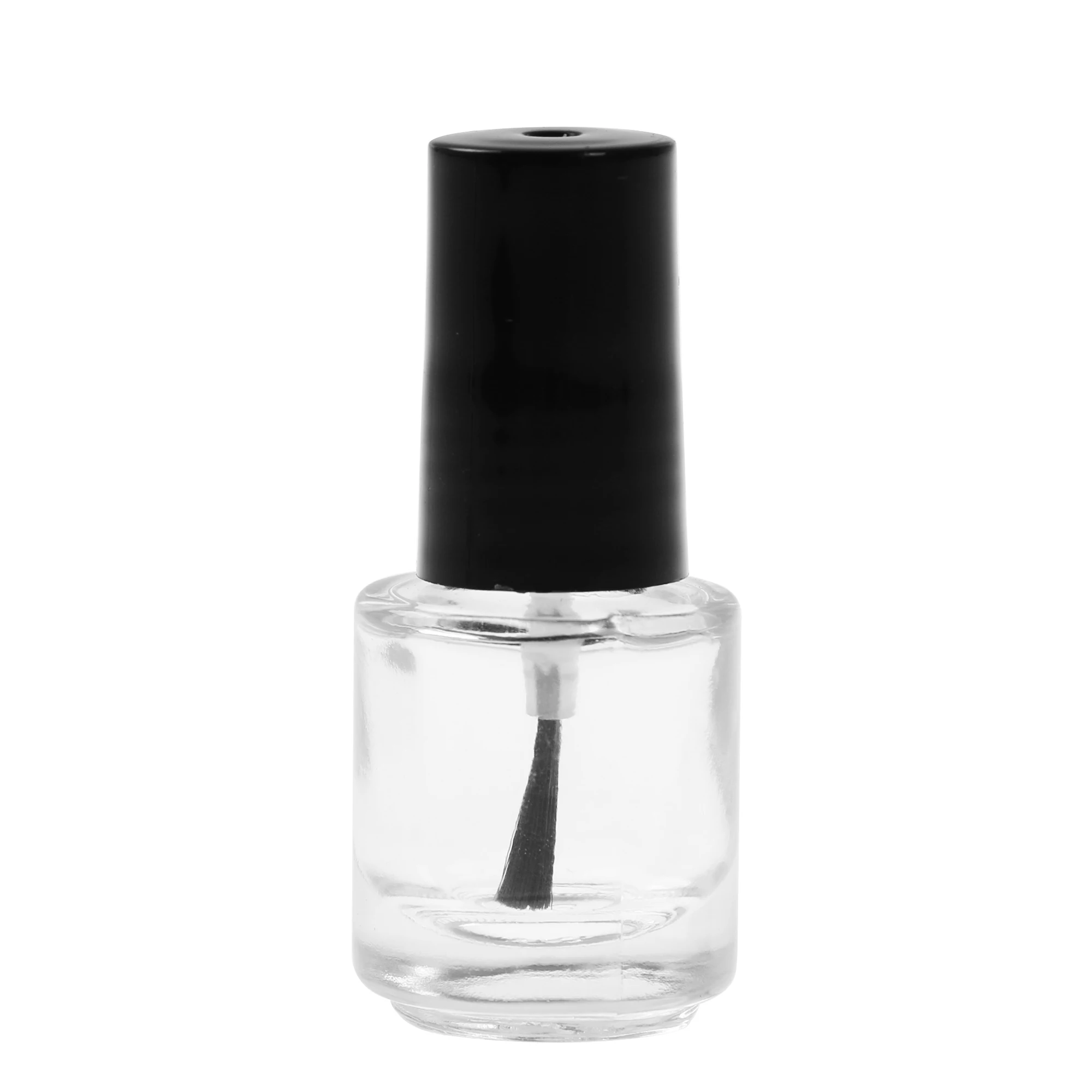 5/10/15ml Empty Nail Polish Glass Bottle Clear Portable Nail UV Gel Container Refillable Bottle Square Round Cosmetic Tube images - 6