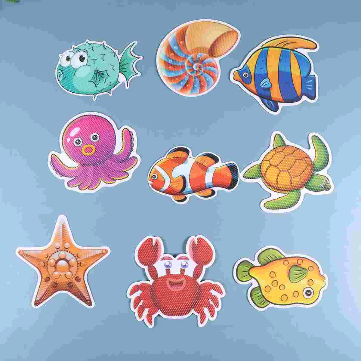 

20pcs Non Stickers Self- adhesive Prevention Marine Tub Pastor Decals Stickers for Home Bathroom for Bathroom Toilet Shower