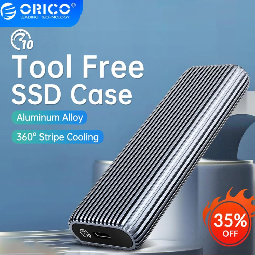 

Корпус SSD ORICO M.2 NVMe, 10 Гбит/с, с поддержкой UASP