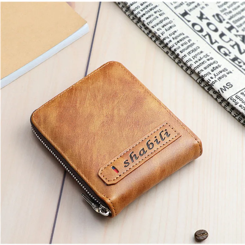 

New Classic Men's Wallet Short Multifunctional Card Holder Youth Men's Large Capacity Wallet Wallet