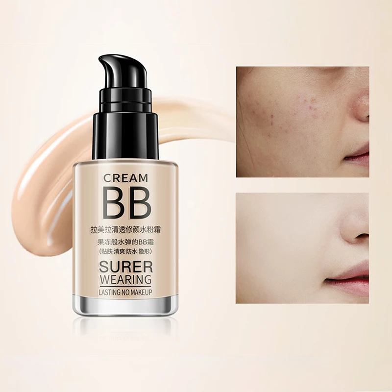 

Efficient Concealer BB Cream Whitening Natural Brighten Hide Pores Concealer Face Blemish Liquid Foundation Beauty Cosmetics