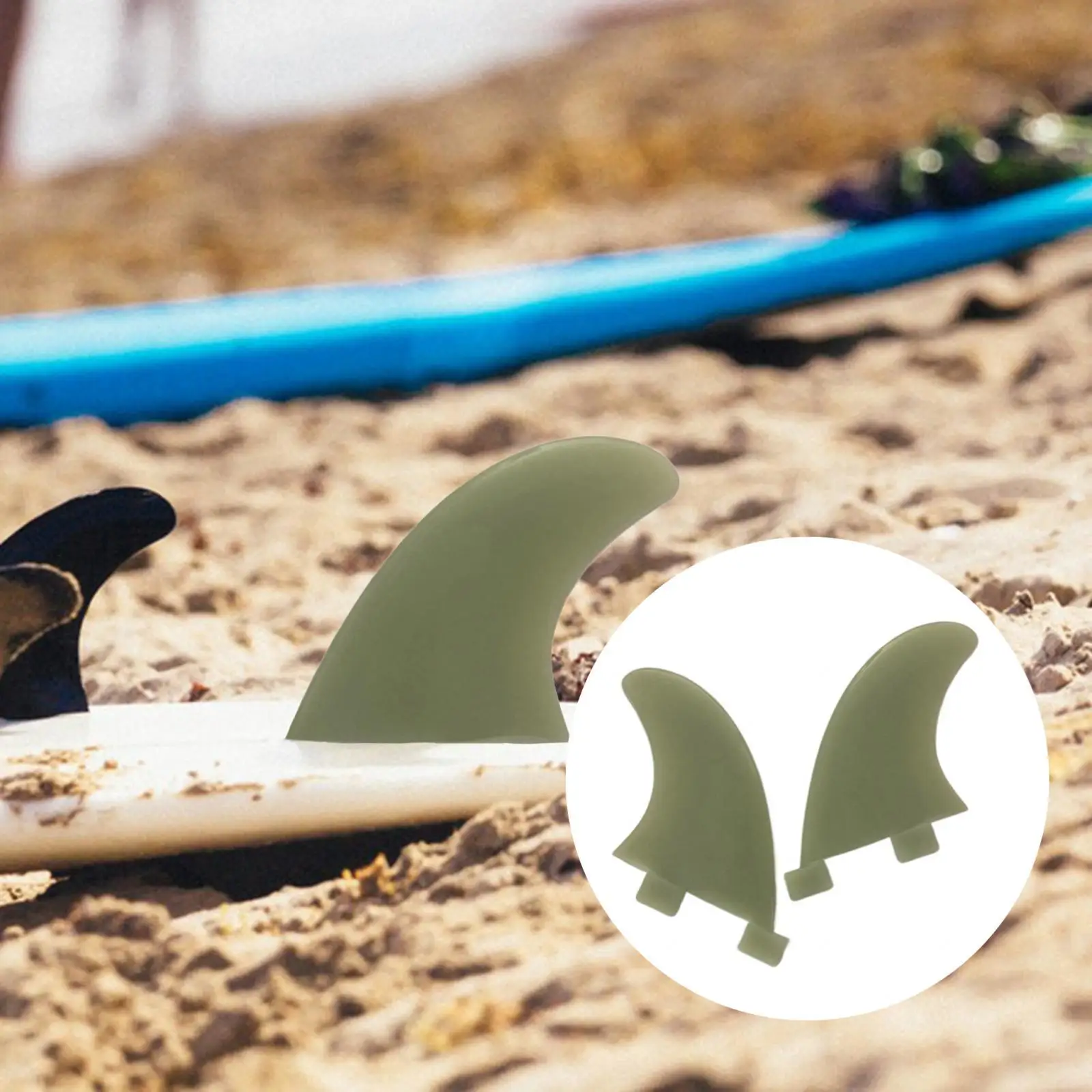 

2Pcs Surfboard Fin Replacement for Dinghy Paddleboard Accessory