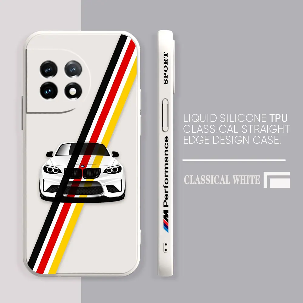 Phone Case For Oneplus 11 10 9 9R 9RT 8 8T 7 7T 5 5T 6 ACE 2 NORD Pro Case Funda Cqoue Shell The Blue Sky And White Clouds B-BMW