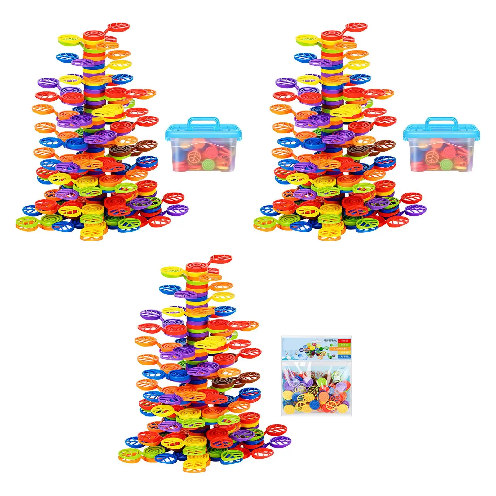 

Tree Stacking Blocks Preschool Learning Stacking Games Toys Montessori Toys for Age 4 5 6 Unisex Children Birthday Gifts