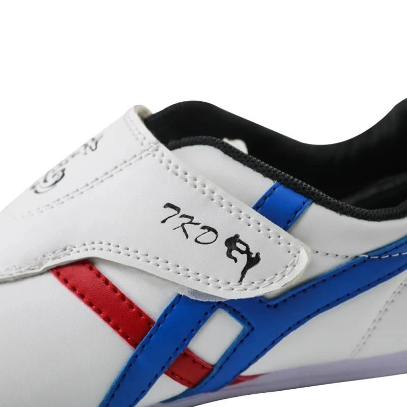 Breathable Taekwondo Shoes Martial Arts Sneaker Boxing Karate Kung Fu Tai Chi Shoes Blue Stripes Sneakers For Men Women Child