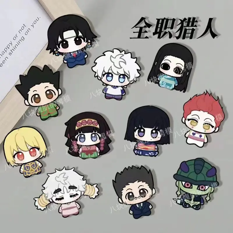 Брошь Hunter × значок Gon Freecss リング Killua Zoldyck ️ kurapika двухмерный индивидуальный