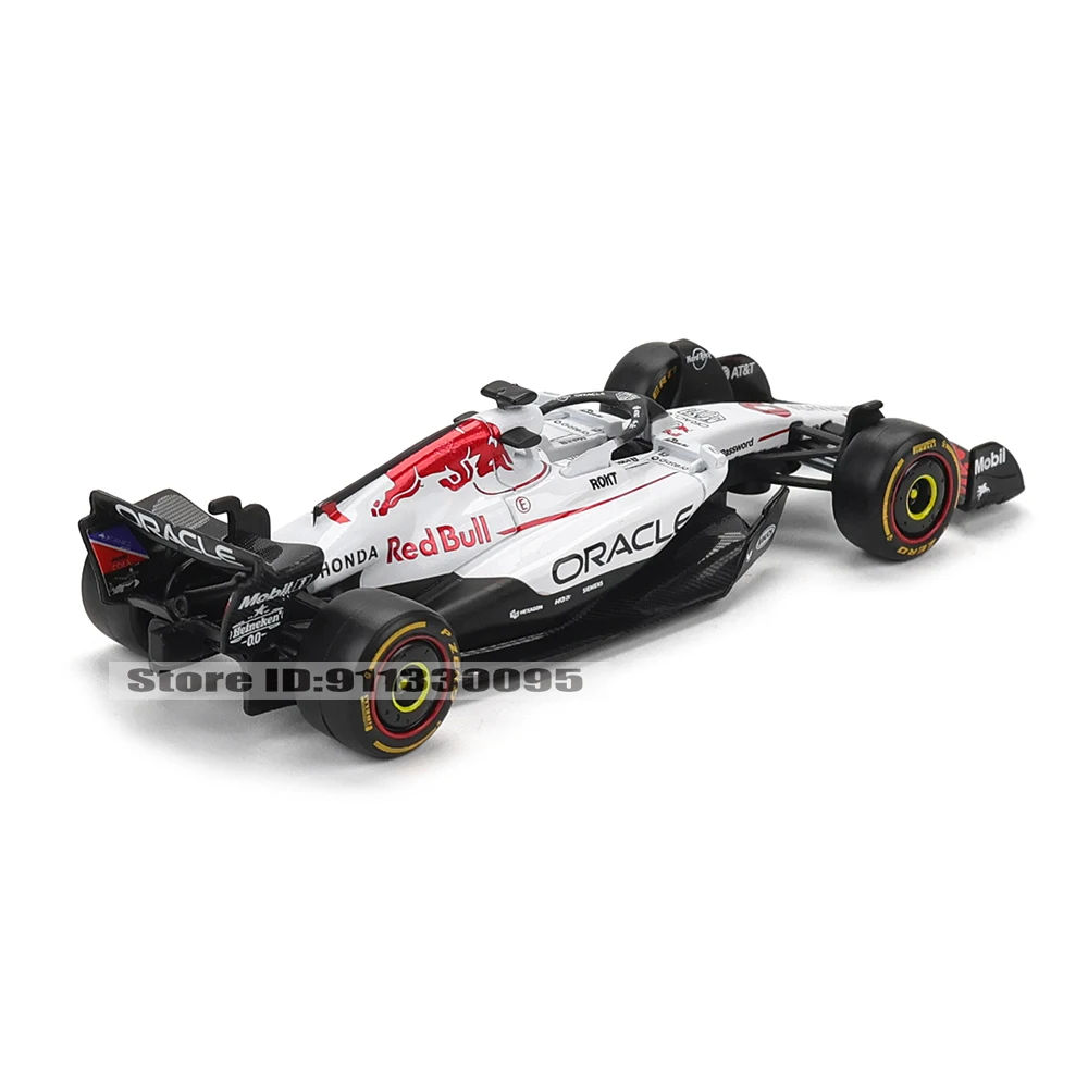 Фото Японская станция Bburago 1:43 F1 2025 Red Bull Racing RB21 # 1. Verstappen # 22 Юки Цунада, модель автомобиля из сплава, литая под давлением модель игрушки №4