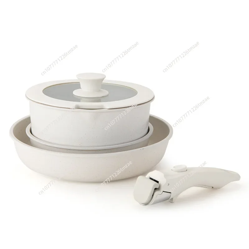 Съемный набор кастрюль Maifanshi сковорода с антипригарным покрытием домашняя