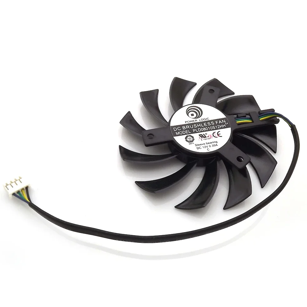 Бесплатная доставка PLD08010S12HH 12 В 0 35 А 75 мм для MSI R6790 570GTX R6850 N460GTX вентилятор