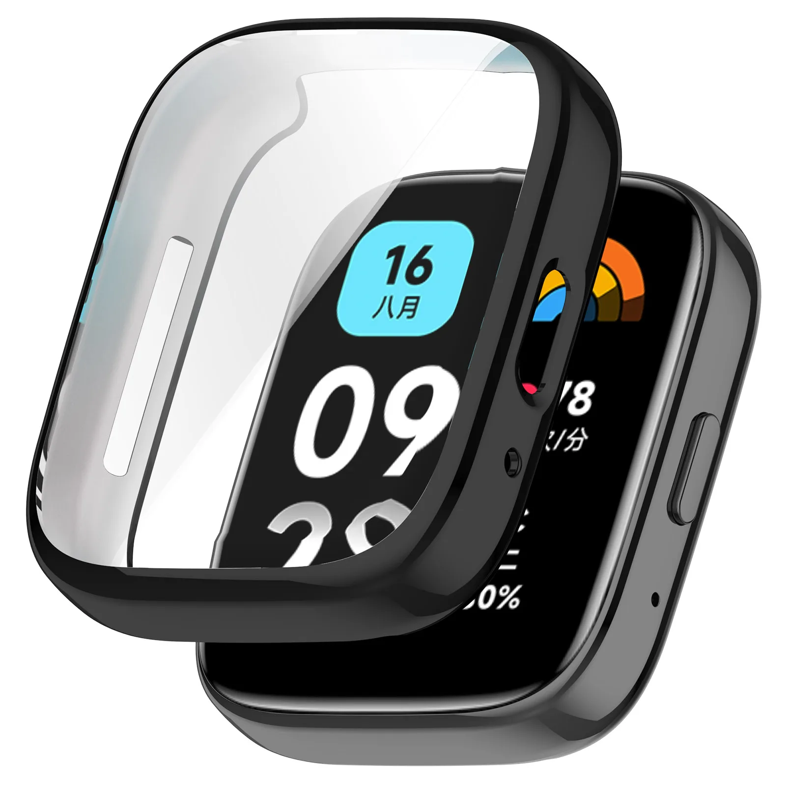 Фото Защитный чехол из мягкого силикона и ТПУ для смарт-часов Redmi Watch 3 Active №2