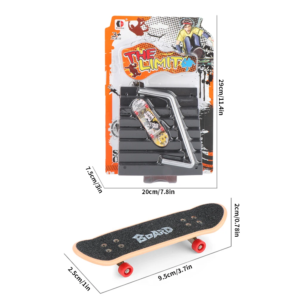 

Color Random Fingerboard Set Mini Skateboard Deck Kit Fingerboard Starter Kit Adults Kids Toy