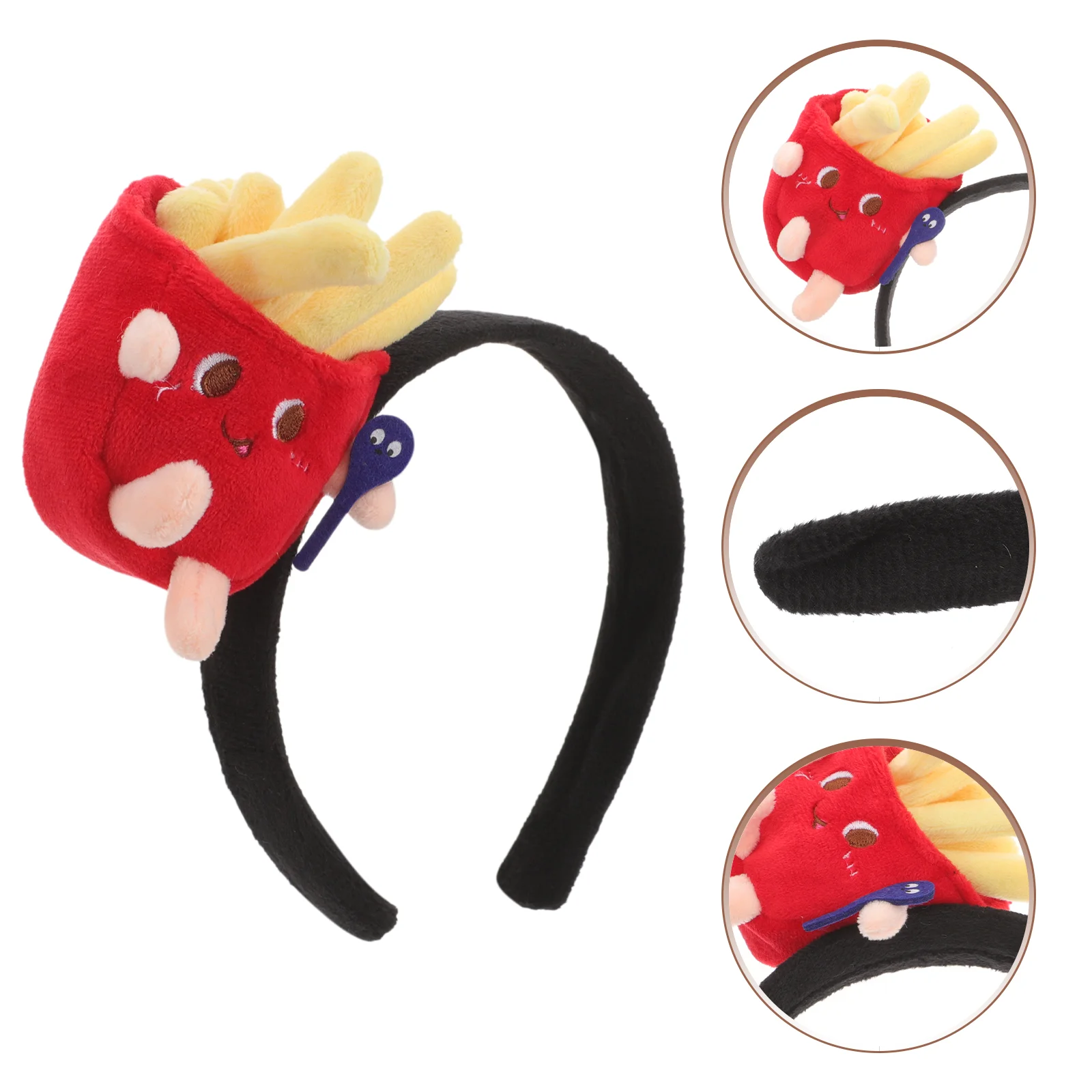 

Halloween Headband Women Costume Accessories French Fries Headpiece Cartoon Cosplay Chip Fryers