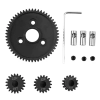 metal spur gear 54t 0 8 32p 3956 with 15t 17t 19t pinion gear set for 110 traxxas slash stampede summit e revo