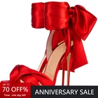 Женские босоножки на шпильке на высоком тонком каблуке со шнуровкой и лентой, сексуальные свадебные вечерние туфли под платье, модные женские босоножки с мячиком, 8-I-SL-1