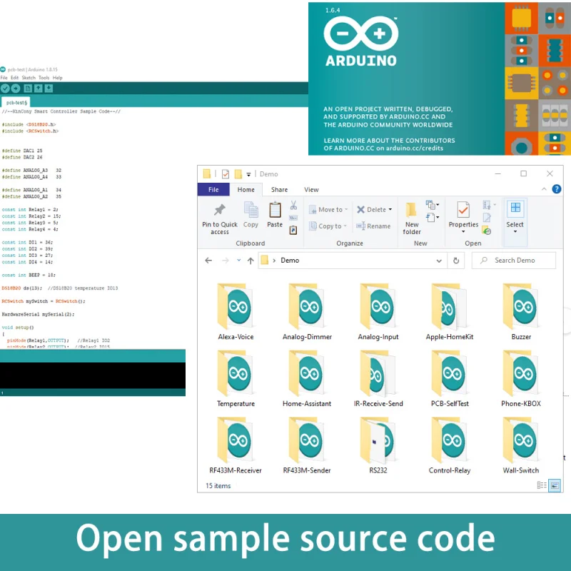 Релейный модуль Esp32 релейный ADC DAC RF 433M температура IDE MQTT