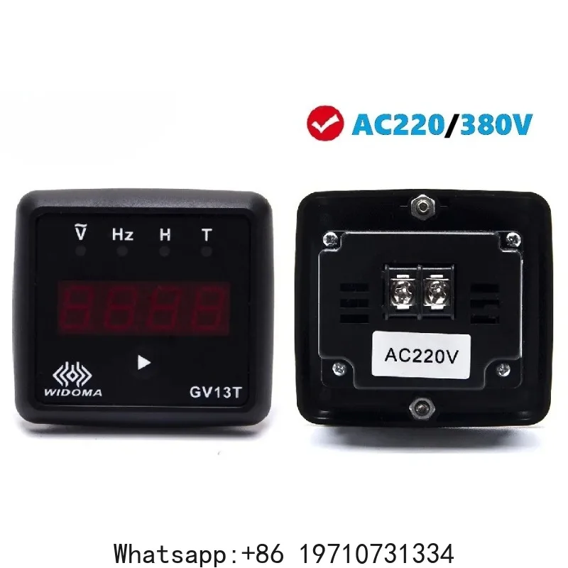 Фото Цифровой измеритель-панель AC220V/AC380V GV13T для дизельных двигателей: вольтметр, частотомер, счетчик часов, тестовый прибор для генераторов №1