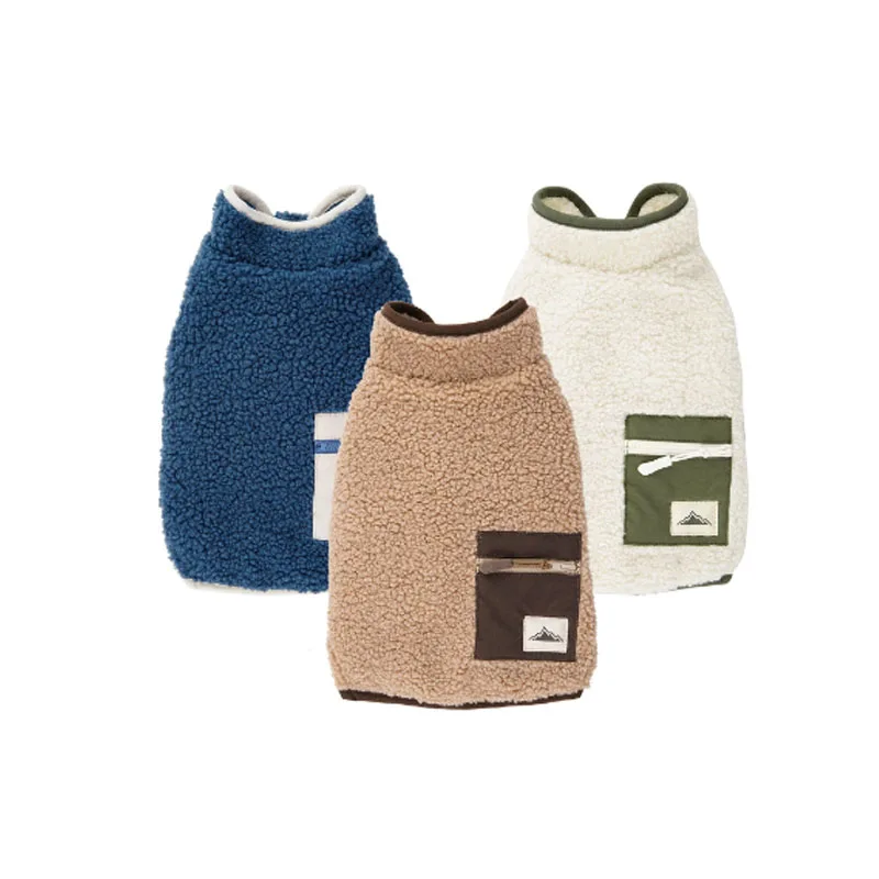 

Polar Fleece Pet Clothes Autumn And Winter Windproof Warm Pomeranian Clothes Casual Puppy Clothes Cat Thickened Coat Chihuahua