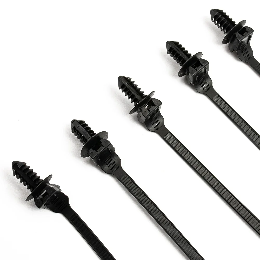 

50 нейлоновых зажимов, зажим для проводов, застежка-молния, ремешки для автомобильной трубы, связка кабеля, набор стяжек для проводов, зажим для ремешка