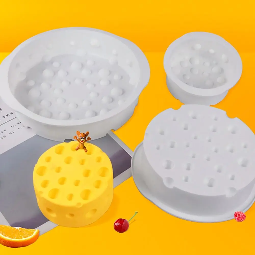 

DIY Craft Baking Cupcake Ice Cube Round Cheese Silicone Mold Mousse Cake Chocolate Mold