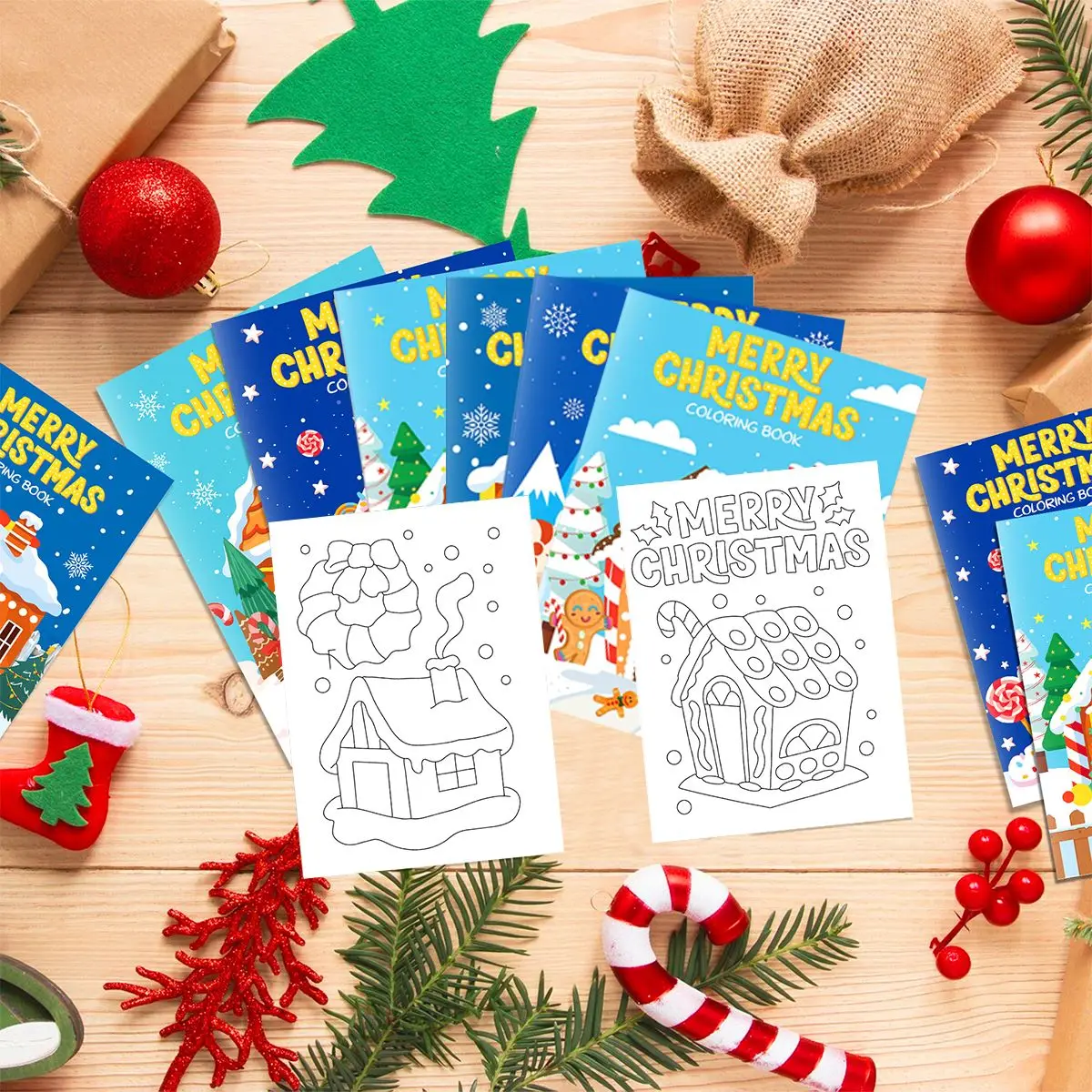 6 шт./набор книжки-раскраски с рисунком