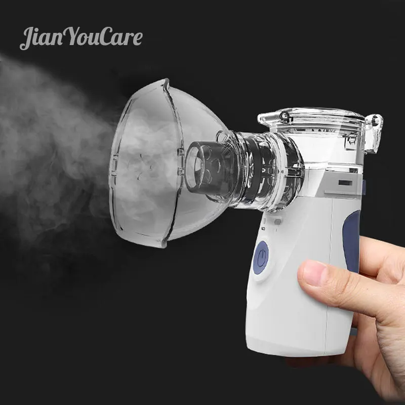 Health Care Mini Handheld portable Inhale Nebulizer silent Ultrasonic inalador nebulizador Children  Rechargeable Automizer