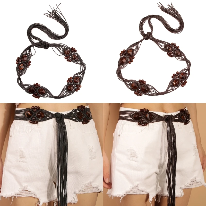 

Bohos Waist Chain Belt bohemian Chain Belts For Women Skirt Belt Bead Waist Belt Casual Dress Belt Bohemian Belly Chain