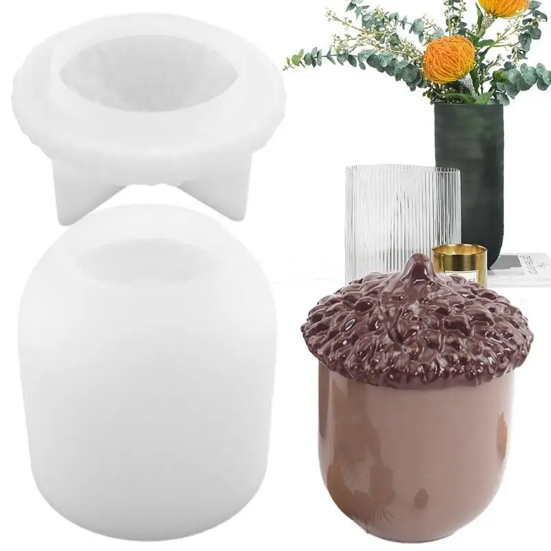 

Resin Jar Mold With Lid Silicone Storage Box Jar Mold For Epoxy Resin DIY Resin Crafts Display Jewelry Trinket Container Candle