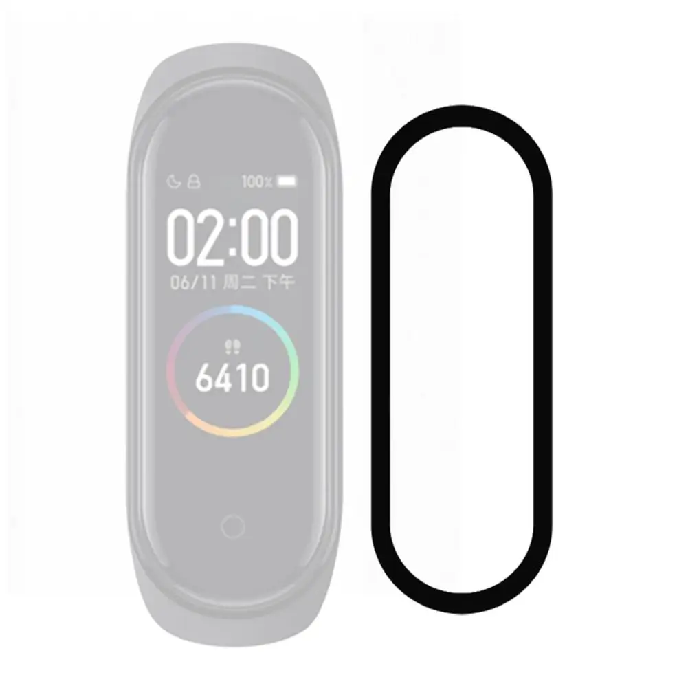 3D полноэкранная защита для Xiaomi Mi Band 8 защитное стекло высокой четкости с защитой