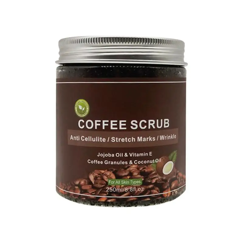 

Coffee Scrub Organic Sea Salt & Coffee Grit Body Scrub Exfoliator & Cellulite Remover Skin Care Supplies For Anti Cellulite And