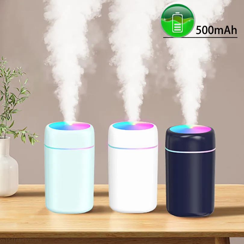 

Беспроводной увлажнитель воздуха, 330 мл, с аккумулятором 500 мАч