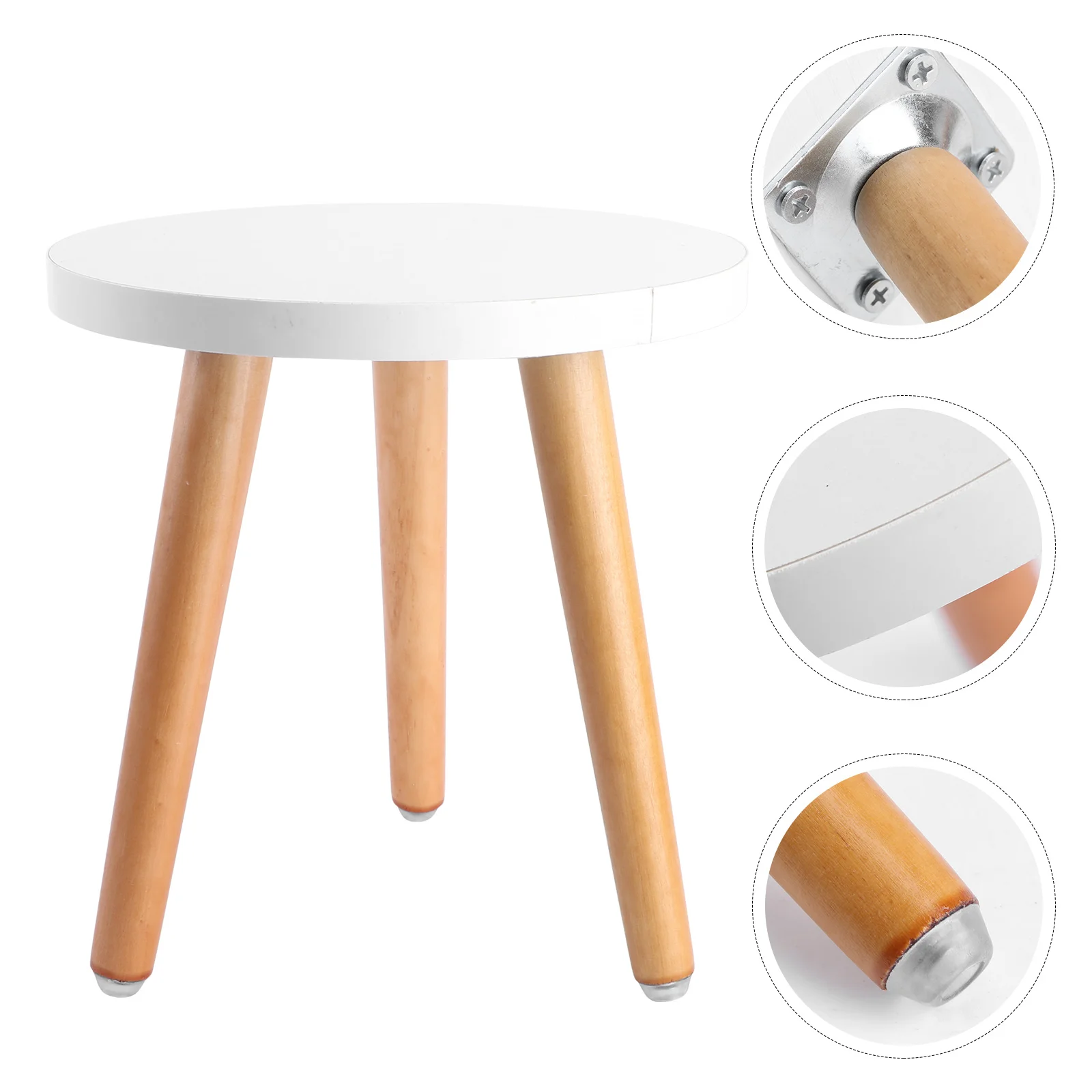 

Flower Stand Stool Pot Floral Decorations House Plants Indoors Live Wooden Flowerpot