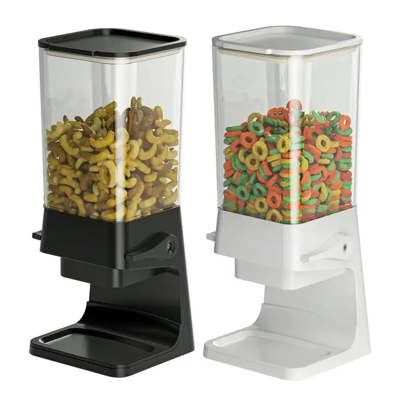

Dispenser Countertop 2Pcs, Cereal Organization and Storage Containers for Kitchen, Dry Food Dispenser for Rice, Beans, Grains, N