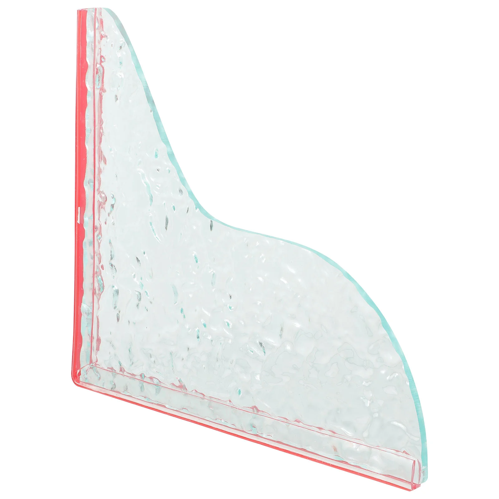 

Shower Splashing Guard Colorful Acrylic Washbasin Bathtub Water Corner Bathroom