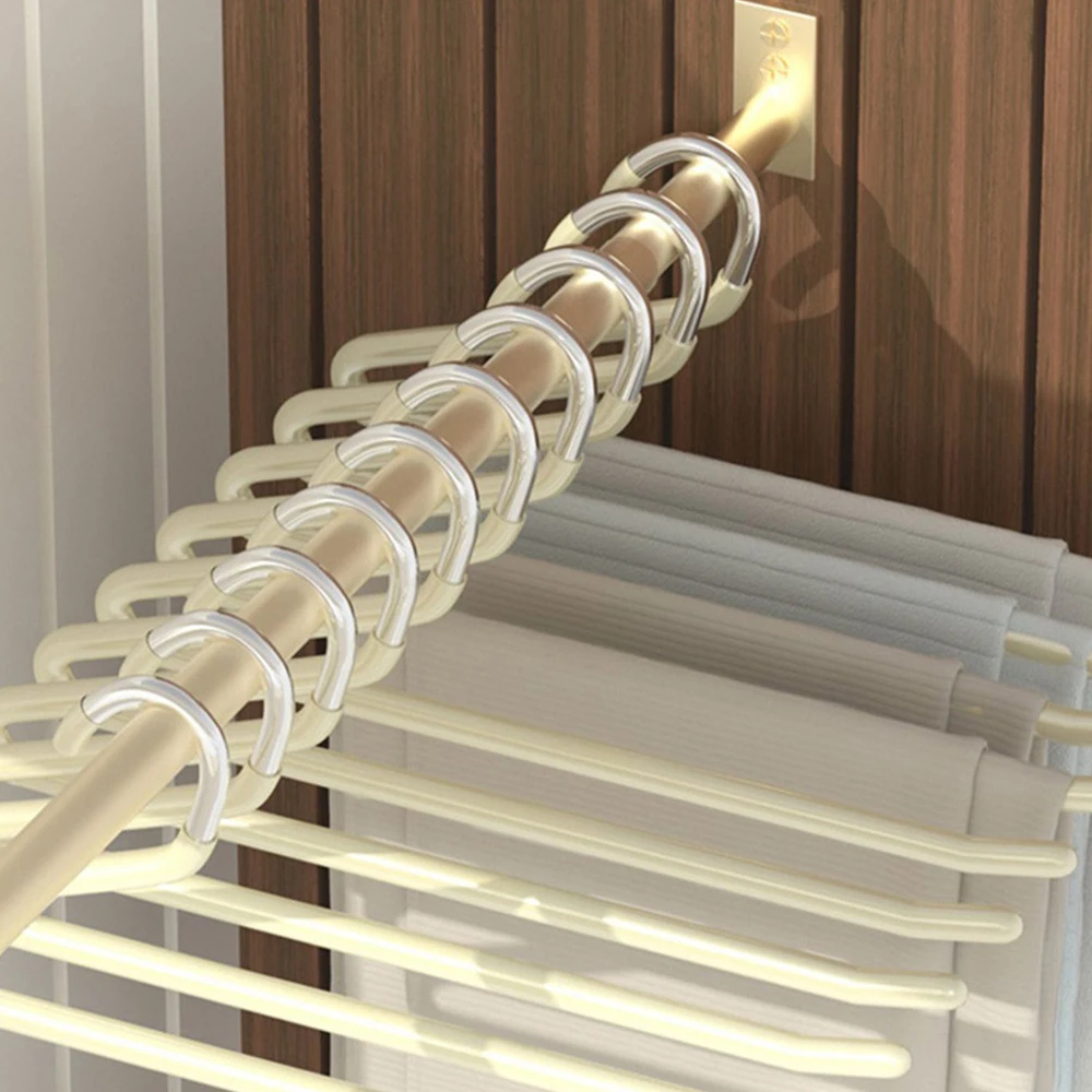 Вешалка для брюк органайзер из нержавеющей стали одежды компактное сушильное