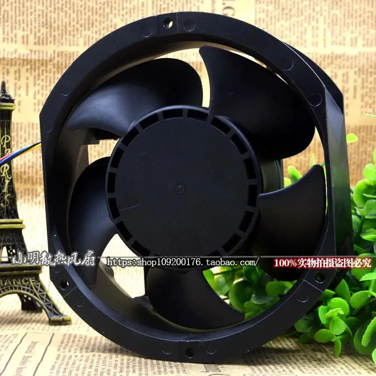 

RUNDA RD17251B24H 24V 0.48A 17CM DC LARGE AIR VOLUME METAL COOLING FAN