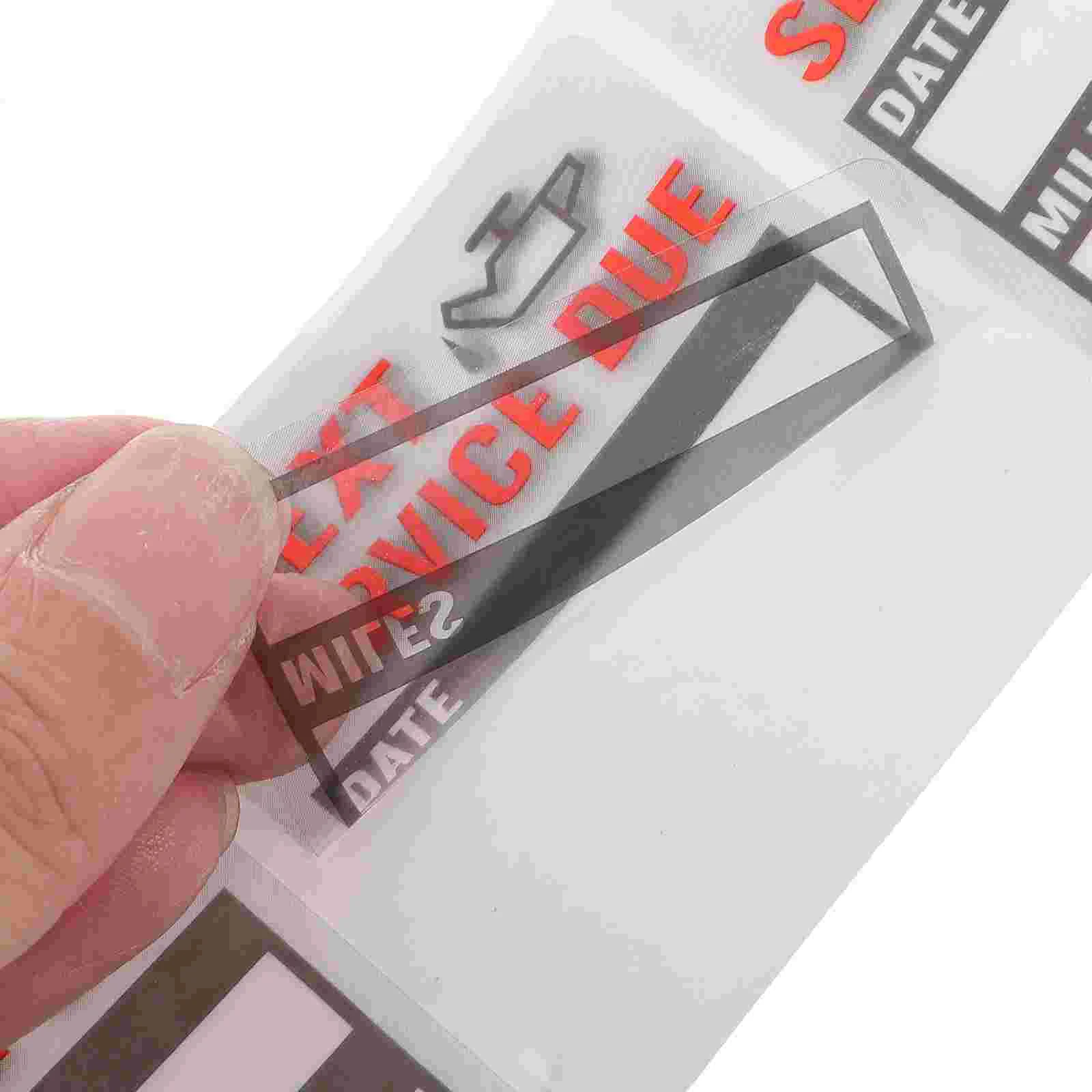 2 рулона автомобильной этикетки для замены масла автоклейкая наклейка