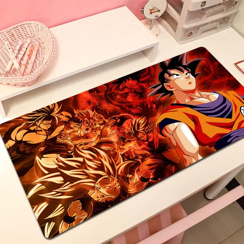 Большой Настольный коврик BANDAI Dragon Ball Z милые игровые аксессуары для письма ПК