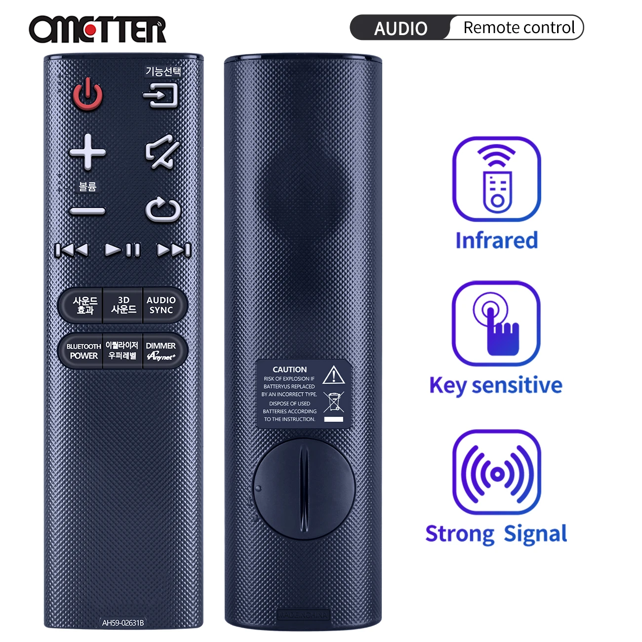 

New AH59-02631B Fit for SAMSUNG Audio / Video Players Remote Control SAMAUDIO631