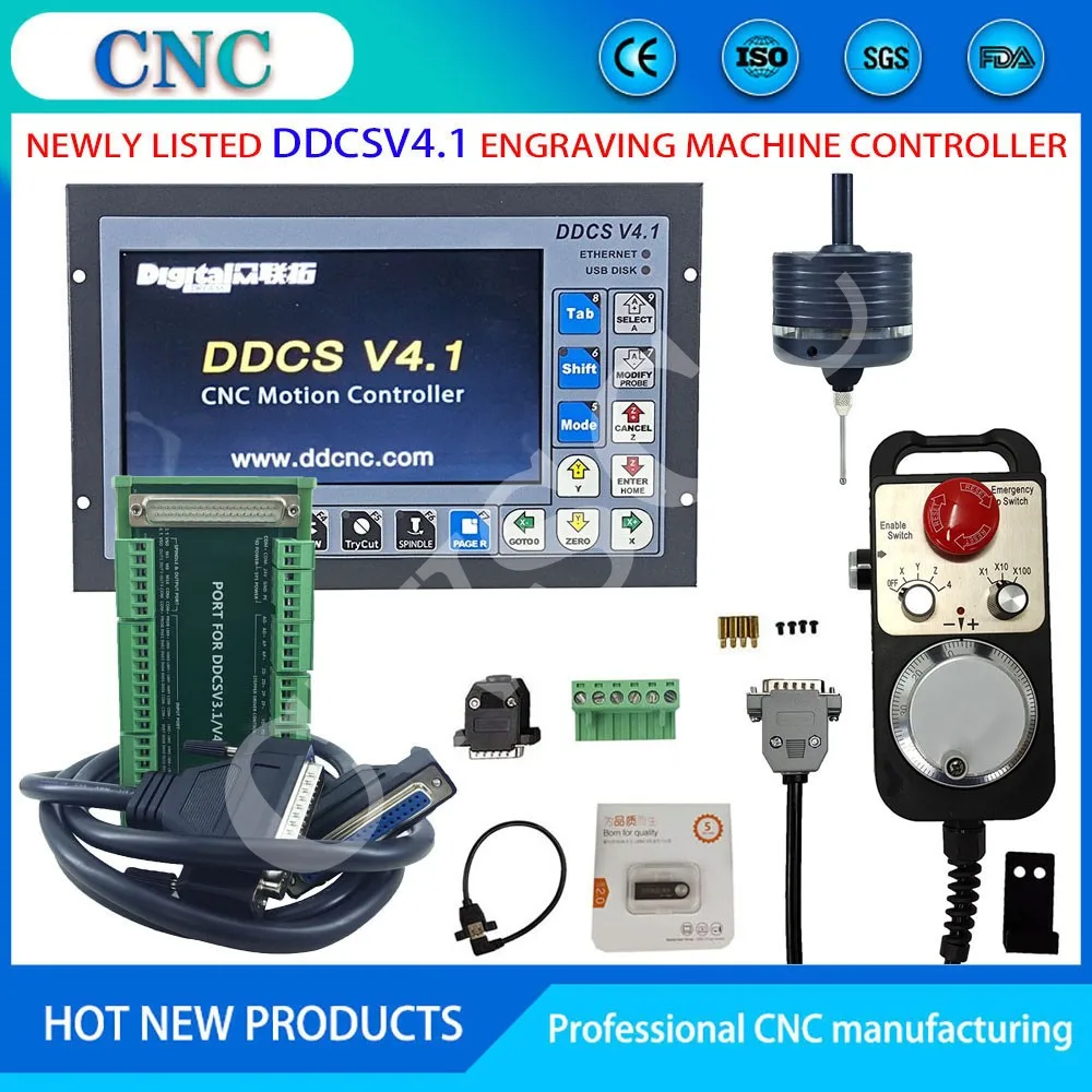 3-осевая 4-осевая автономная система движения DDCSV4.1 набор контроллеров CNC 3D