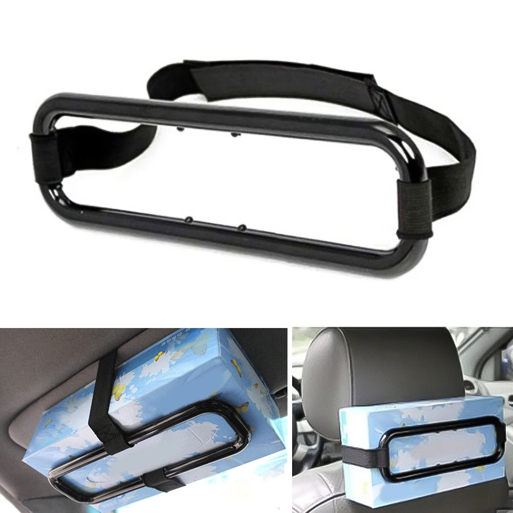 

Автомобильная универсальная подставка для салфеток, подставка для салфеток на козырёк от солнца, подставка для салфеток на спинку сиденья, Подвесная подставка для салфеток