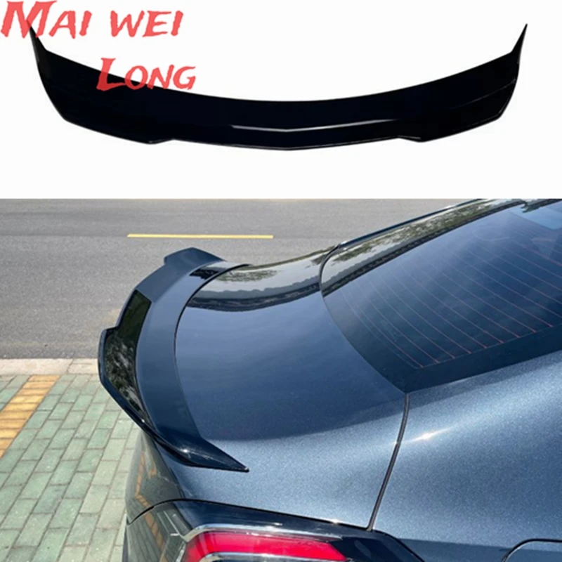 Заднее крыло для Cadillac CT4 2020-2023 модифицированный задний спойлер V версии черное