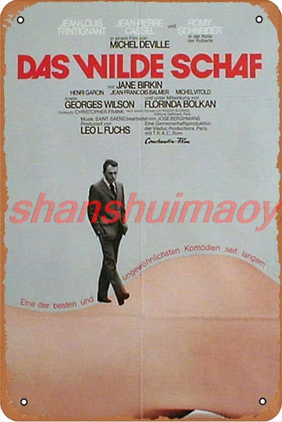 Металлическая жестяная вывеска Love at the top/Le mouton enrage Style B фильмы 8x12 дюймов настенный