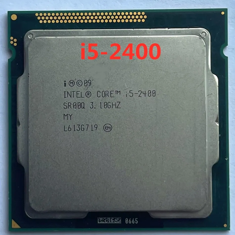 

Processador quad-core, processador intel core i5 2400 ghz, lga 3.1 tdp 95w 6mb de cache i5-2400 cpu For B75 Motherboard