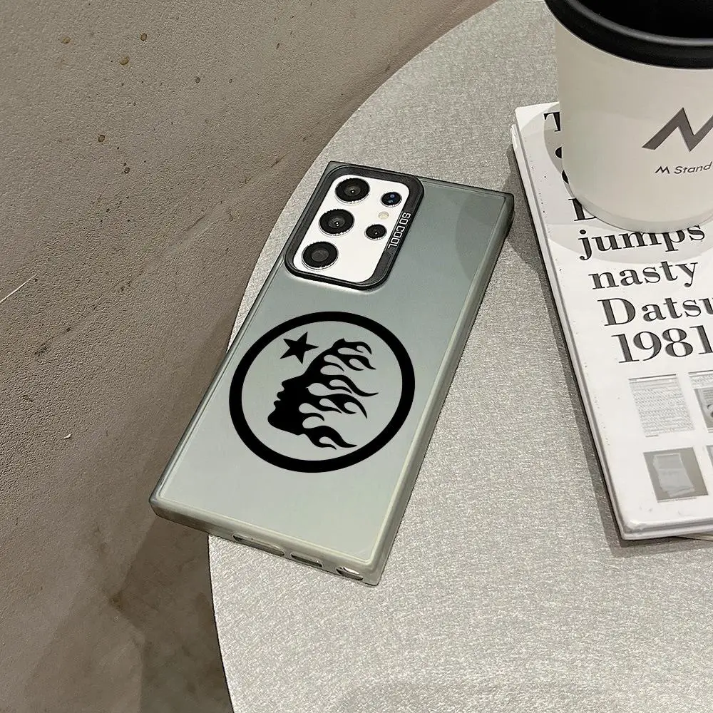 Модный чехол для телефона H-HellstarS Samsung Galaxy S25 S24 S23 Ultra S22 Plus S20 A55 лазерный цветной