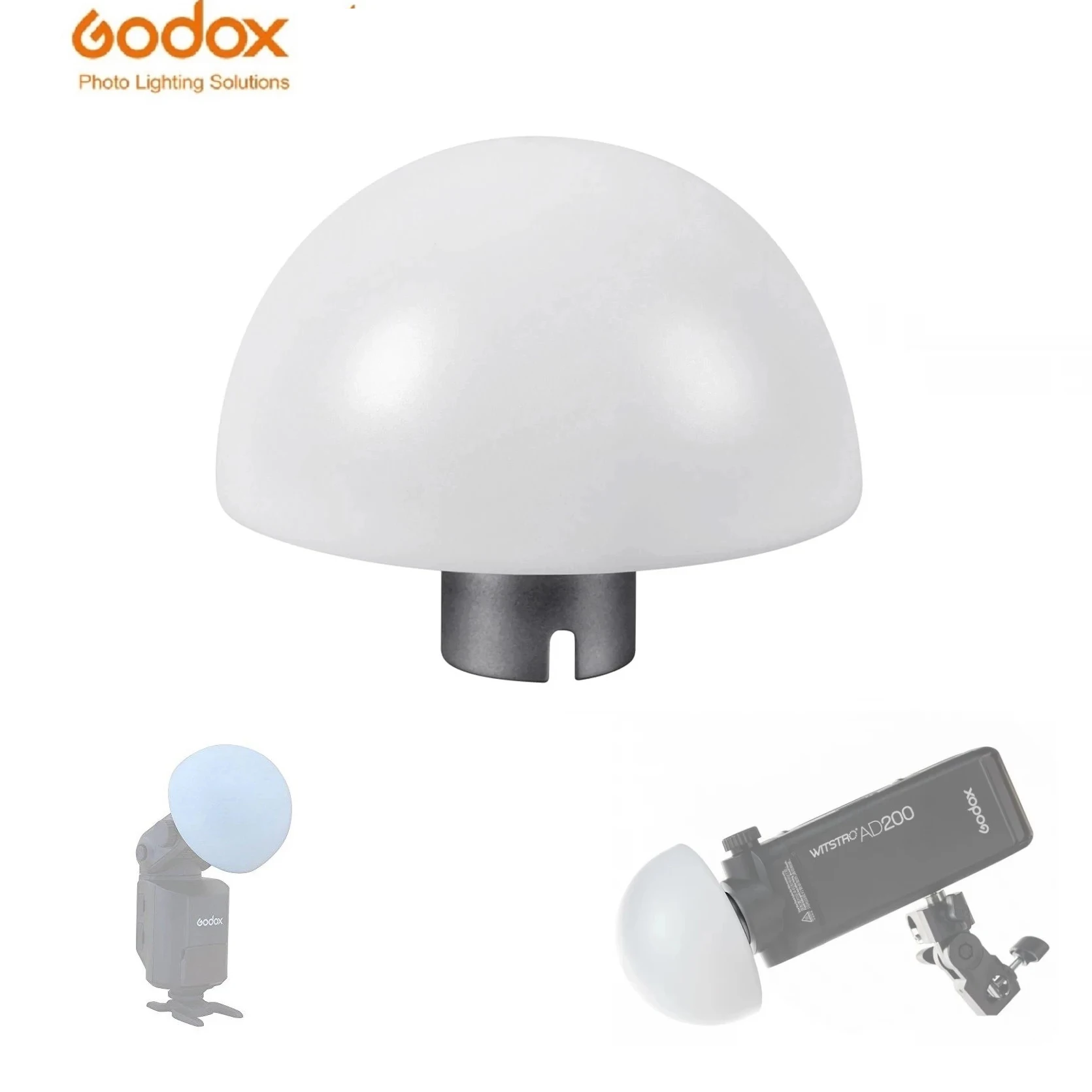 

Godox Ad-S17 Wide Angle Soft Focus Shade Dome Diffuser for Flashpoint Witstro AD200 AD200Pro AD360 AD360II AD180 Bare-Bulb Head