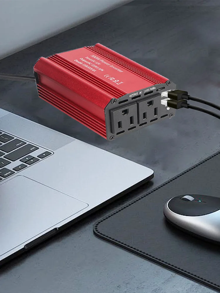 Инвертор постоянного тока от 12 В до 110 В/220 300 Вт автомобильный бытовой