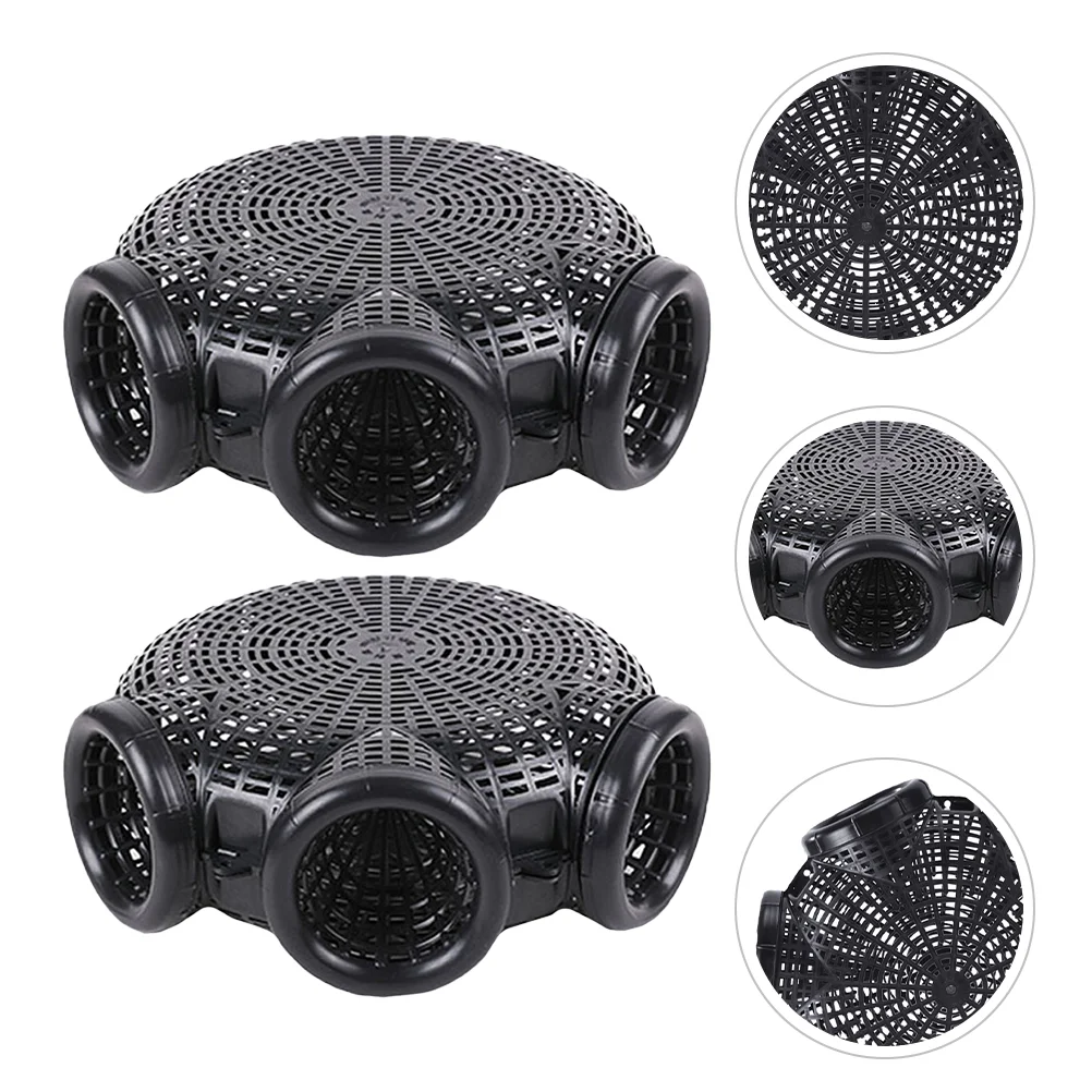 

2Pcs Plastic Fishing Trap Wear-resist Fishing Trap Shrimp Trap for Catching Crabs Lobster